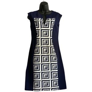 I LE New York Geometrical Bodycon Dress Size 6